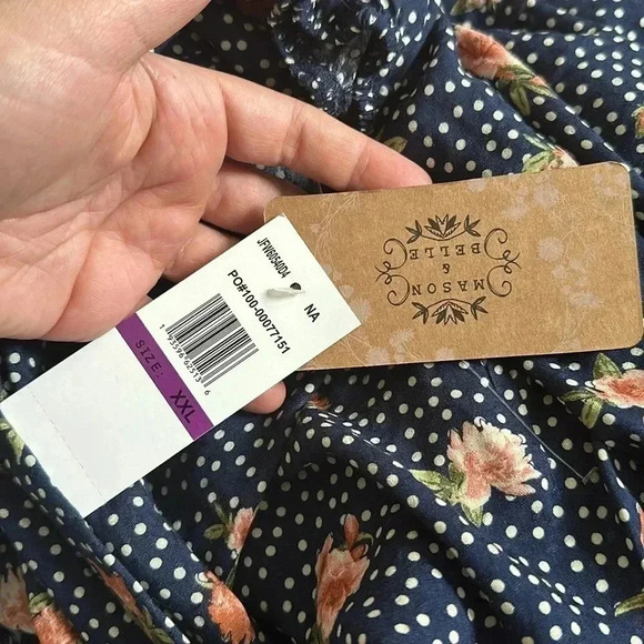 NWT Stitch Fix Mason & Belle Donavor Ring Detail Top Size XXL - Picture 10 of 10